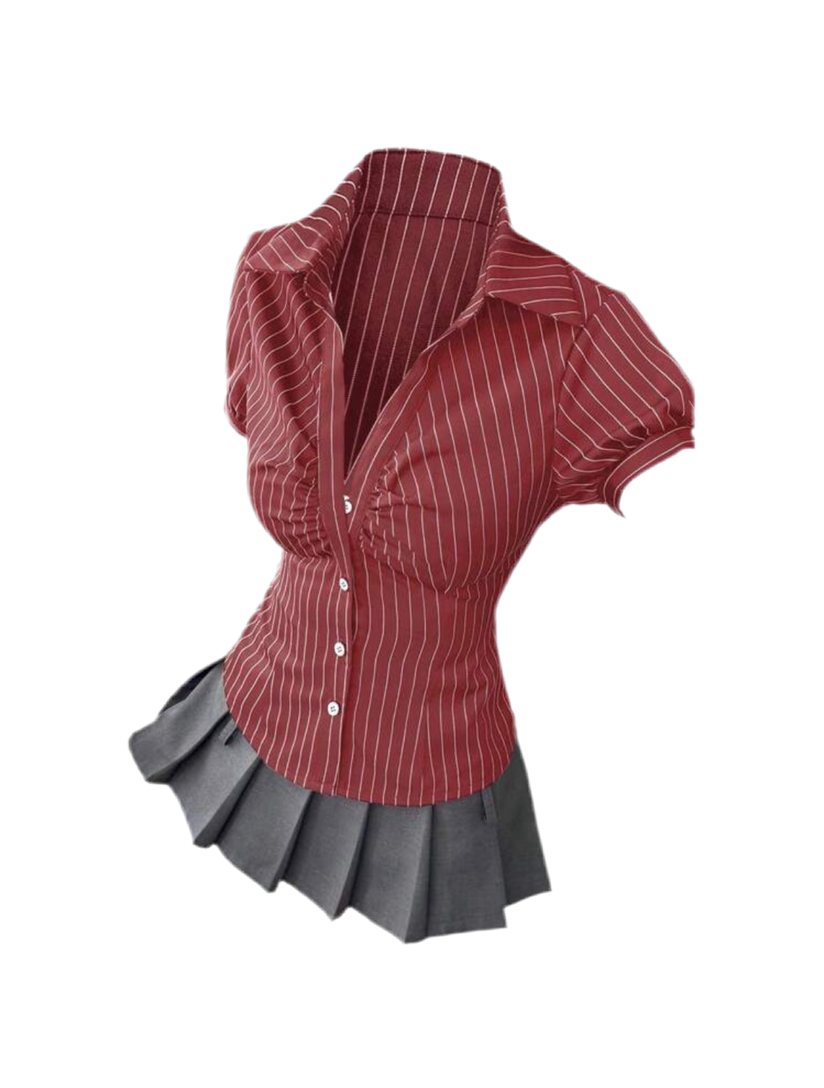 Pinstripe Blouse