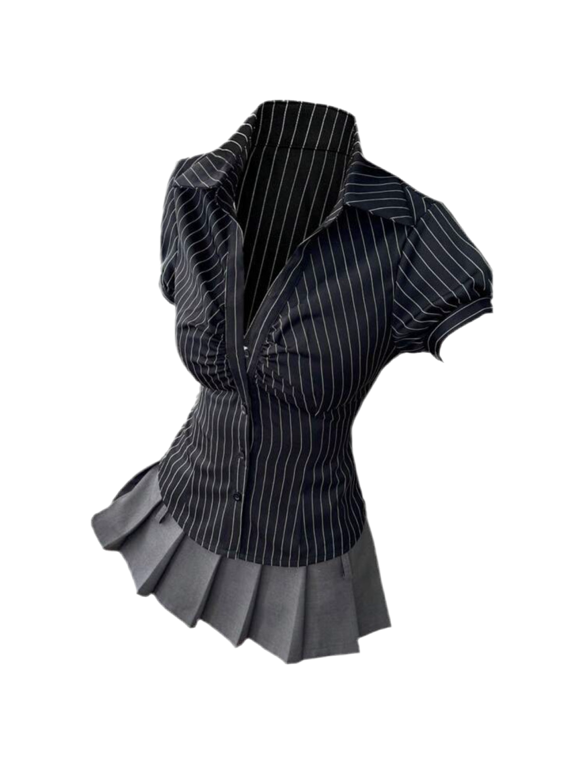 Pinstripe Blouse