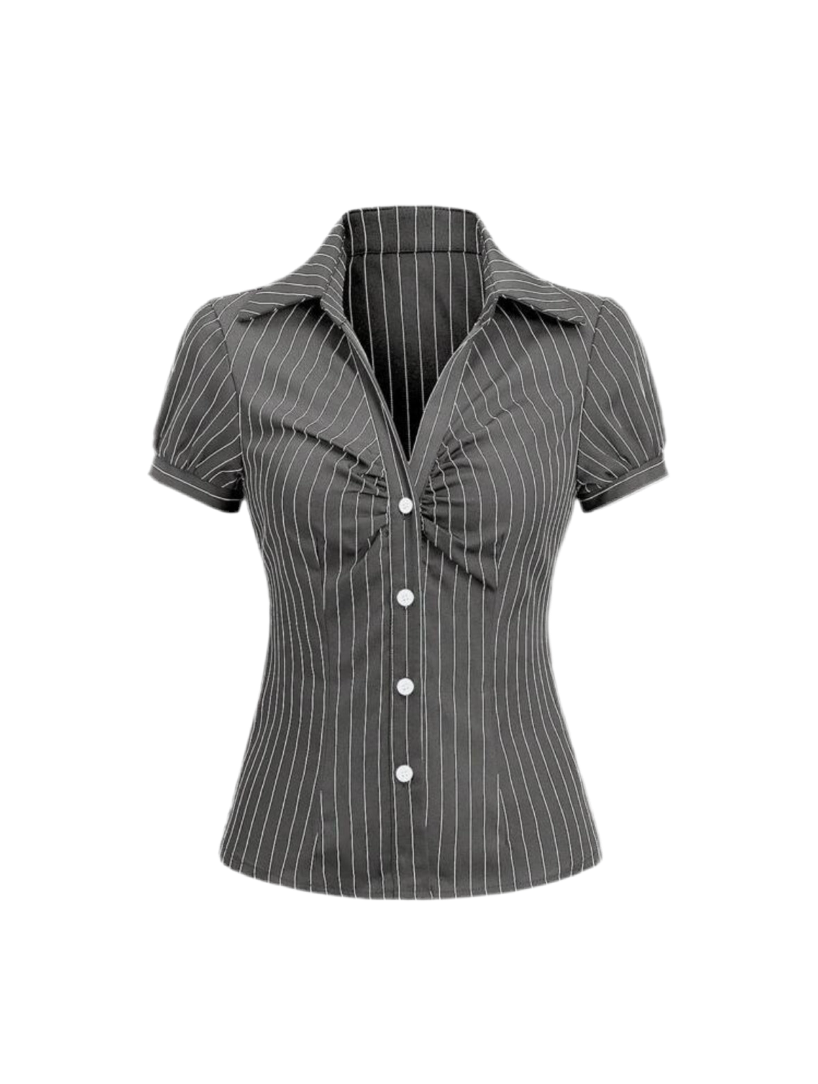 Pinstripe Blouse