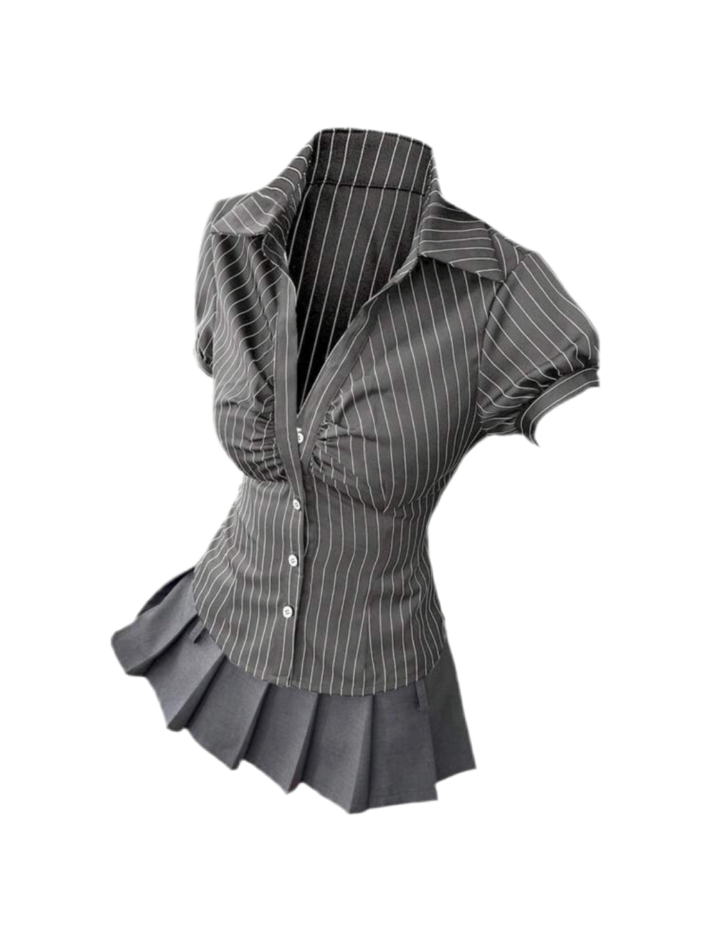 Pinstripe Blouse