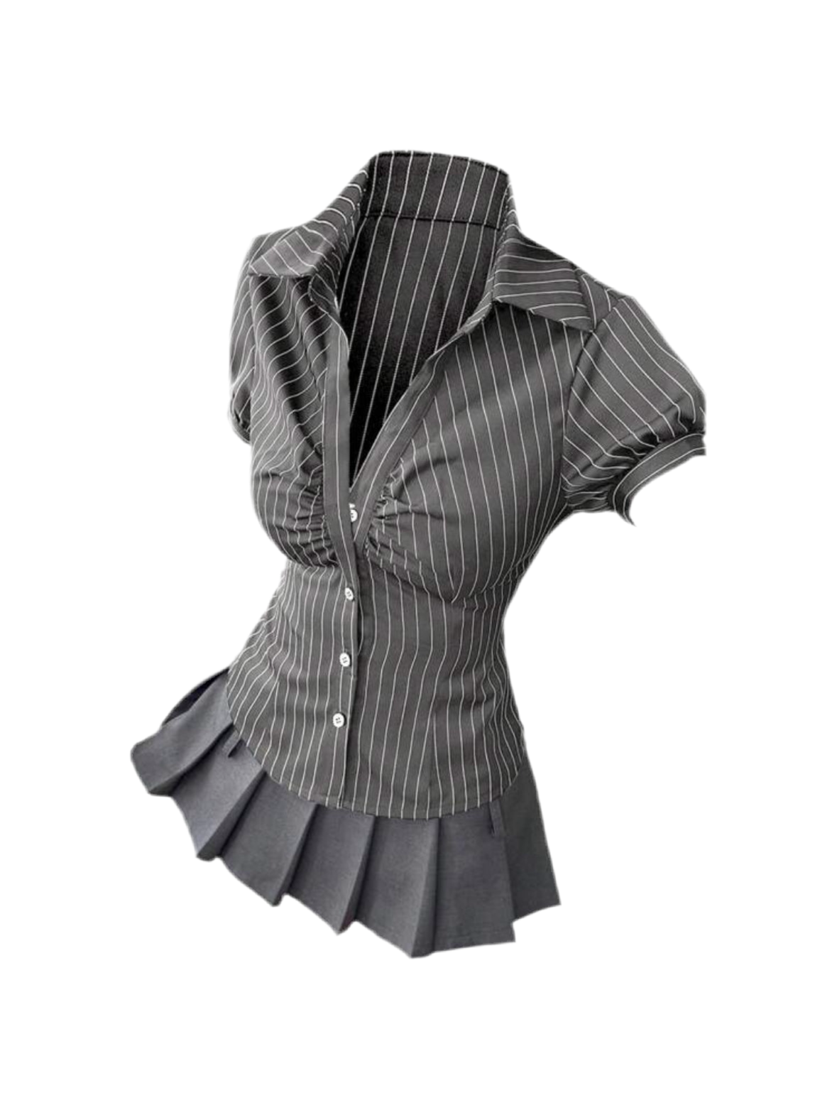 Pinstripe Blouse
