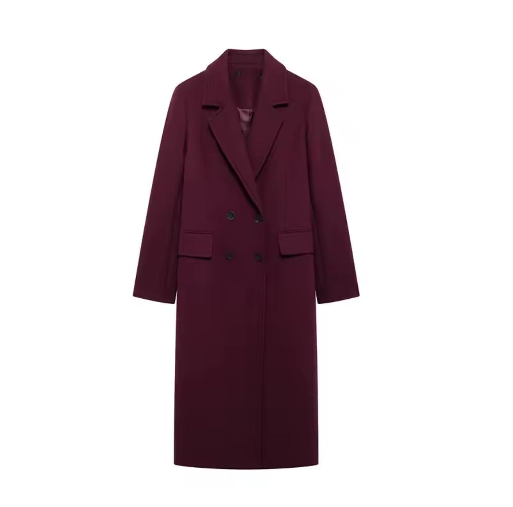 Averin Bordeaux Coat