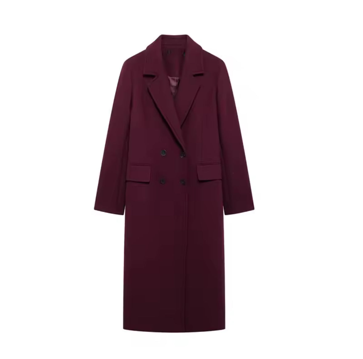 Averin Bordeaux Coat