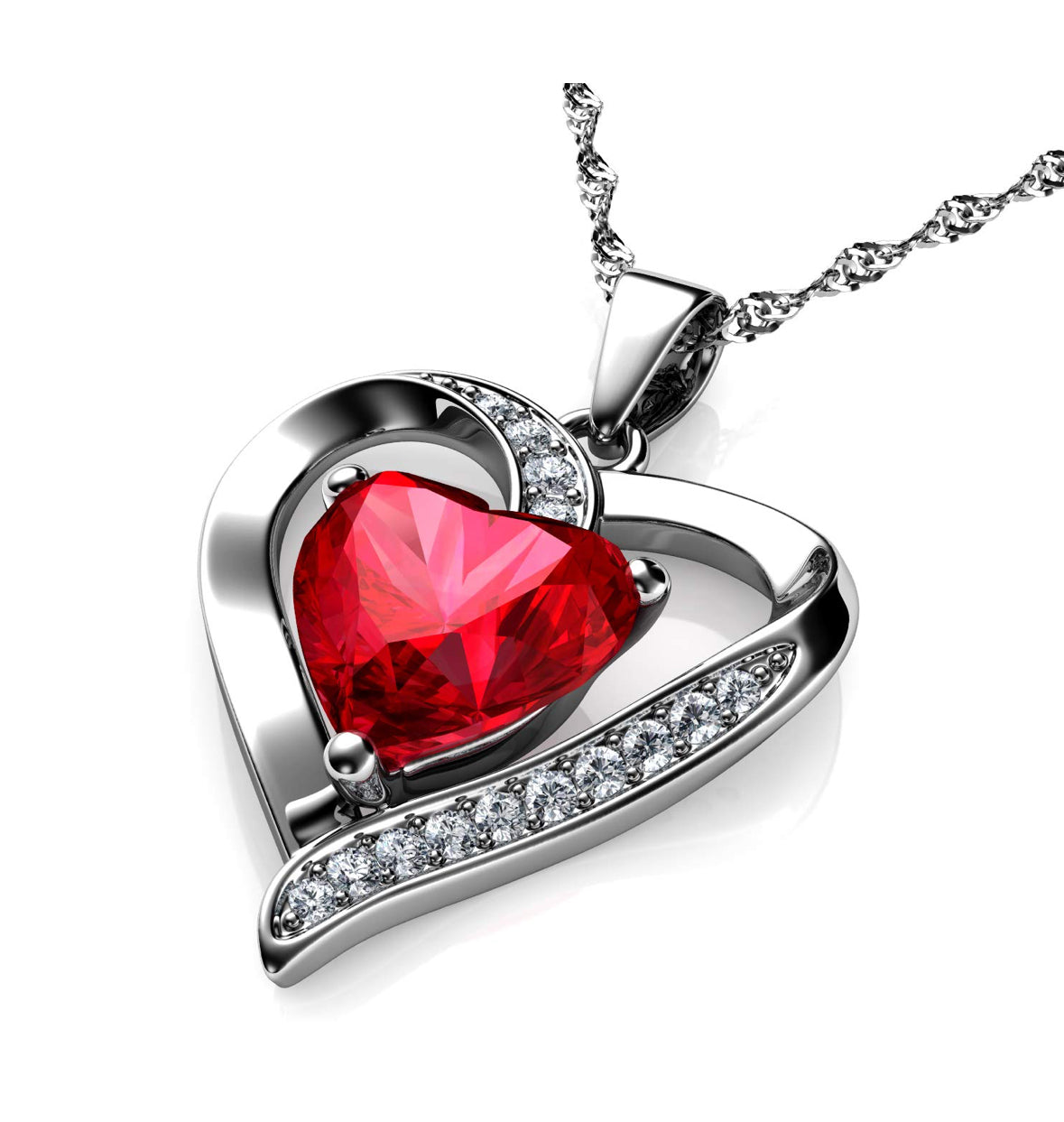 Crimson Heart Necklace