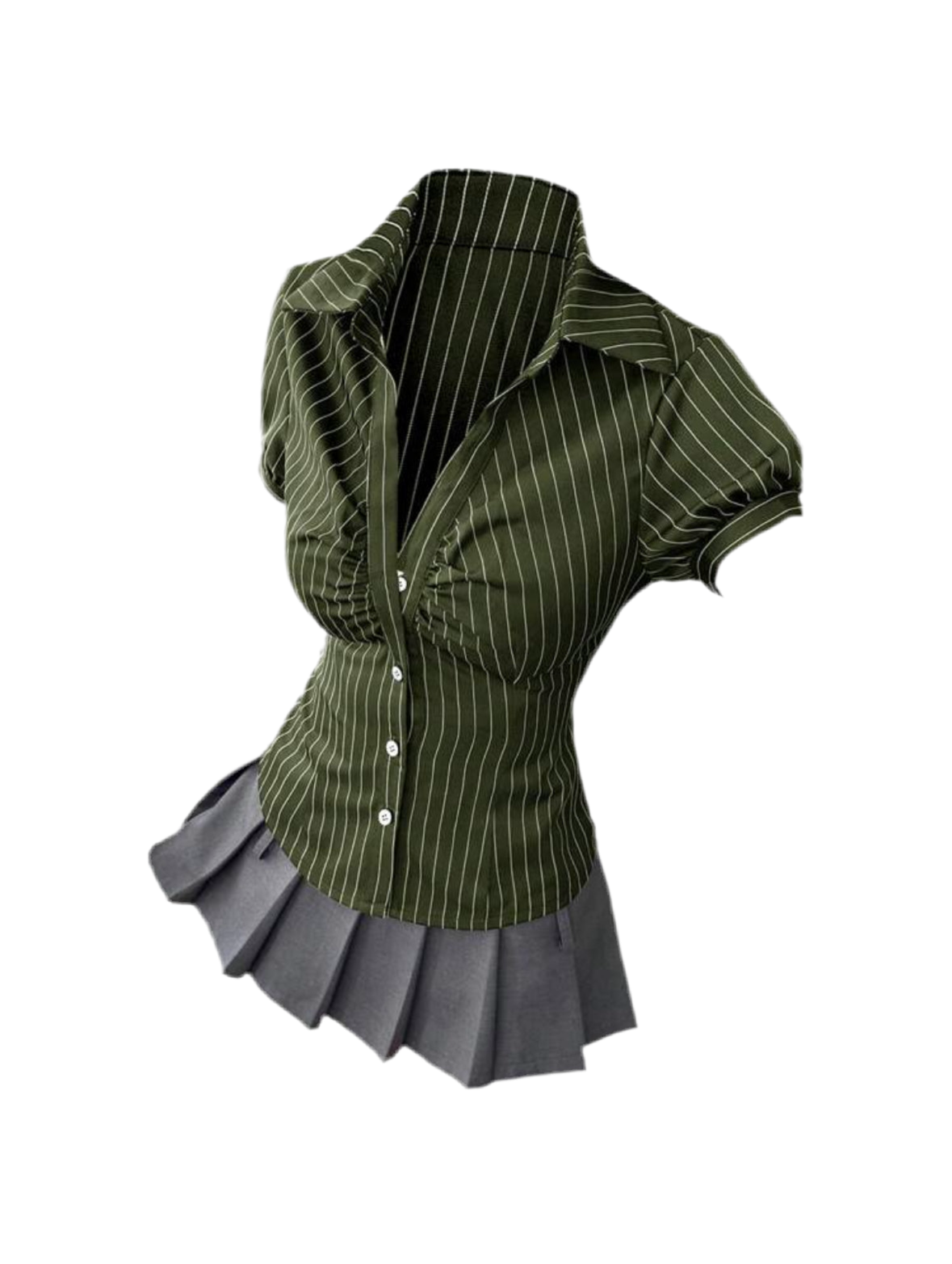 Pinstripe Blouse