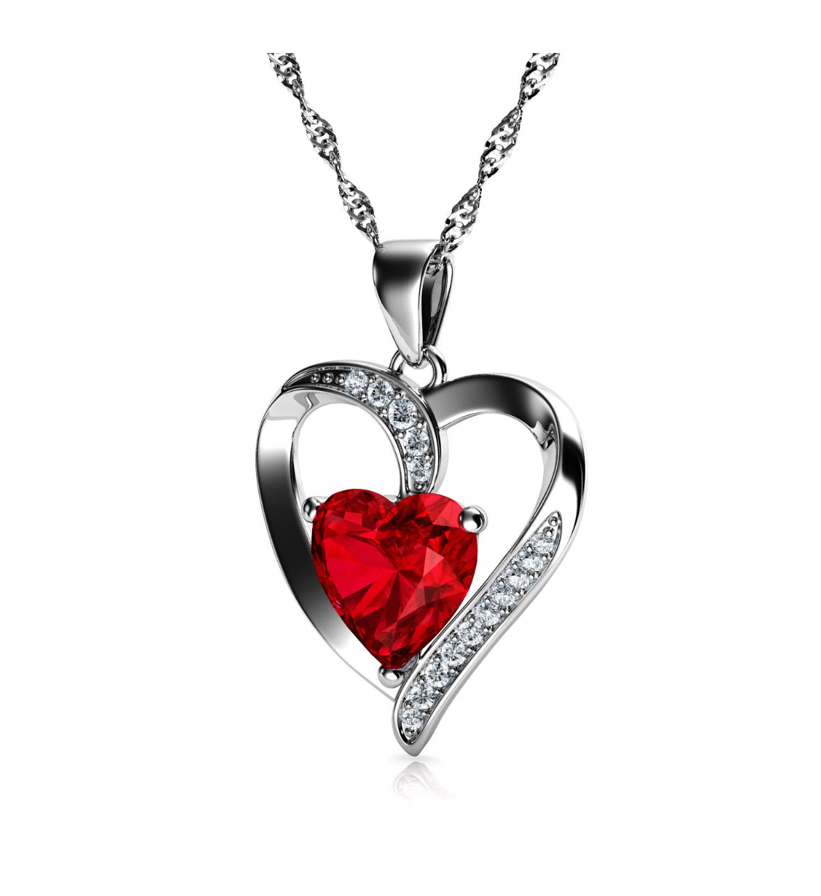 Crimson Heart Necklace